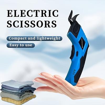 Elektrische Stoffschere mit Schnellladung – robuste, kabellose Schere mit USB-Stromversorgung, leichtgewichtig zum Nähen von Leder, Teppichen, Karton, Kleidung – professionelle Schneiderei