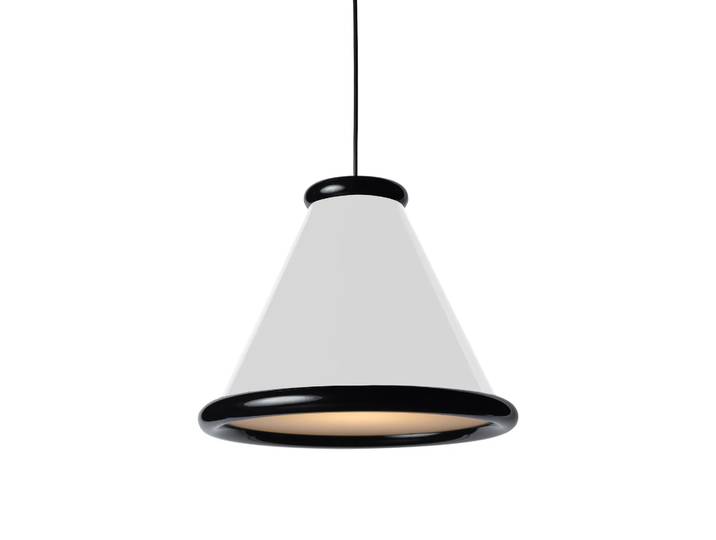 Belid Belle Pendelleuchte Ø36 cm Glossy weiß-glossy schwarz