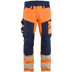 Blakläder, Arbeitshose, Arbejdsbuks 1124 Hi-vis Orange/marineblå, str. C54 (48, 54)