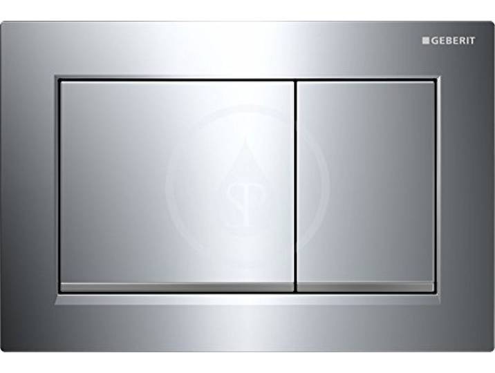 Geberit 115080KH1 bedieningsplaat OMEGA30 f 2-mengspoelbak zijdegl./hoogglans