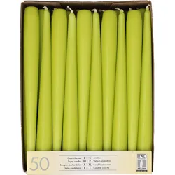 PAPSTAR Kerzen 25 cm limonengrün
