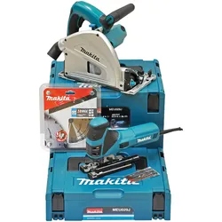 Makita Sägen-Set - Stich- und Tauchsäge (4351FCT + SP6000) - MEU029J