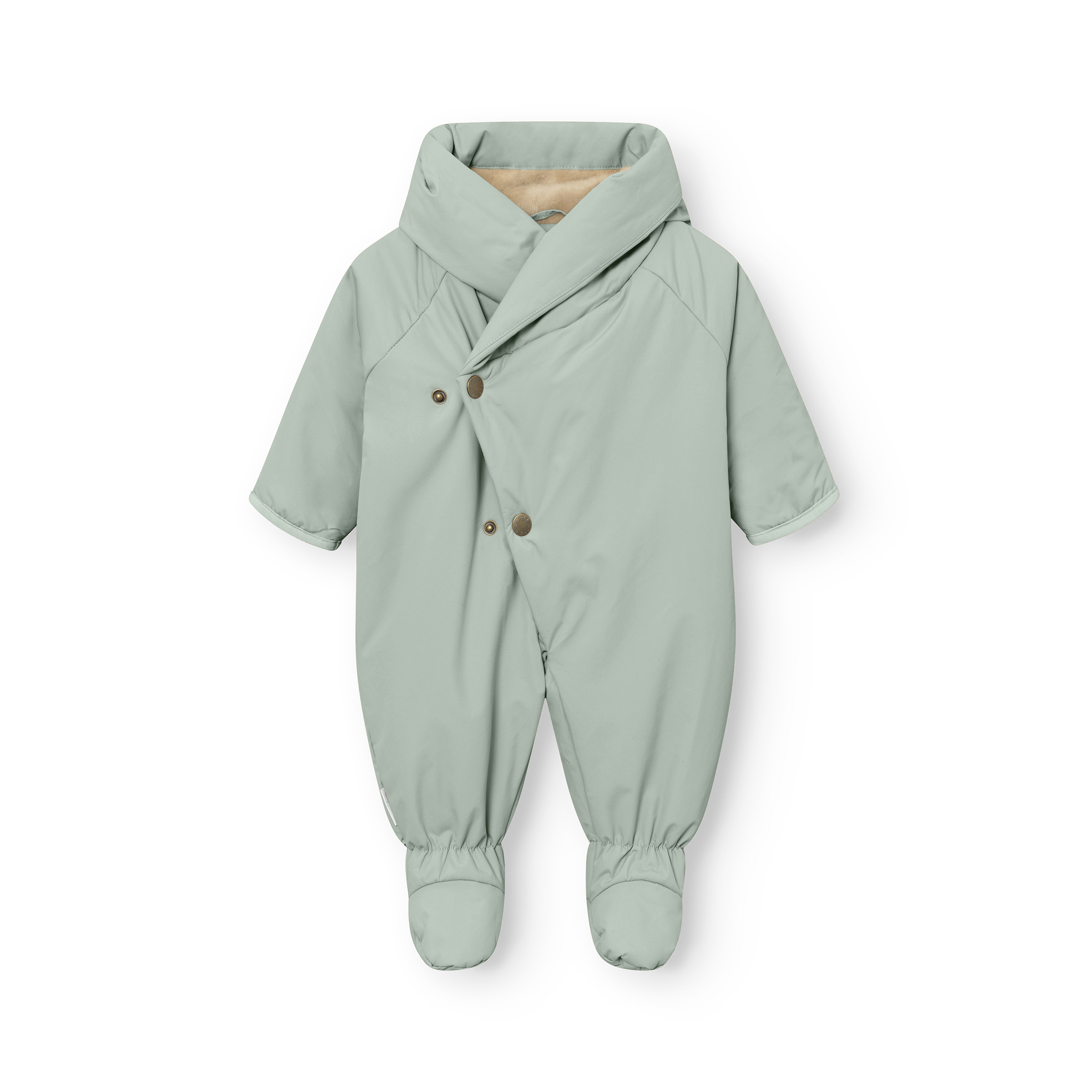 Mini A Ture Matfianna Fleece Lined Winter Overall Kinder Overalls grau Größe 68 Lifestyle Wasserdicht
