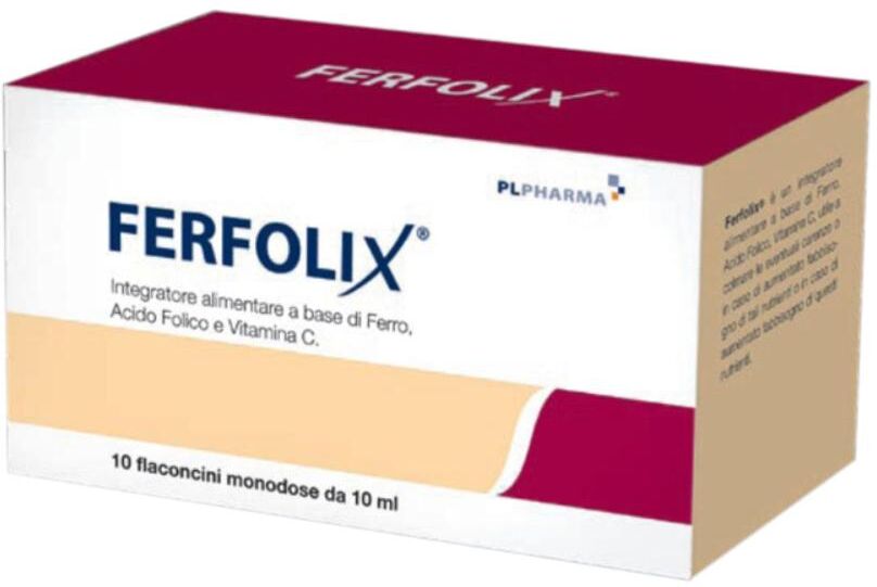 PL PHARMA Srl FERFOLIX 10FL MONOD 10ML