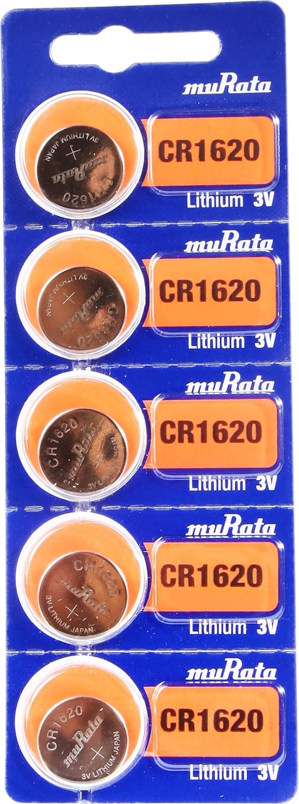 Murata CR1620 3V Lithium Muntbatterij