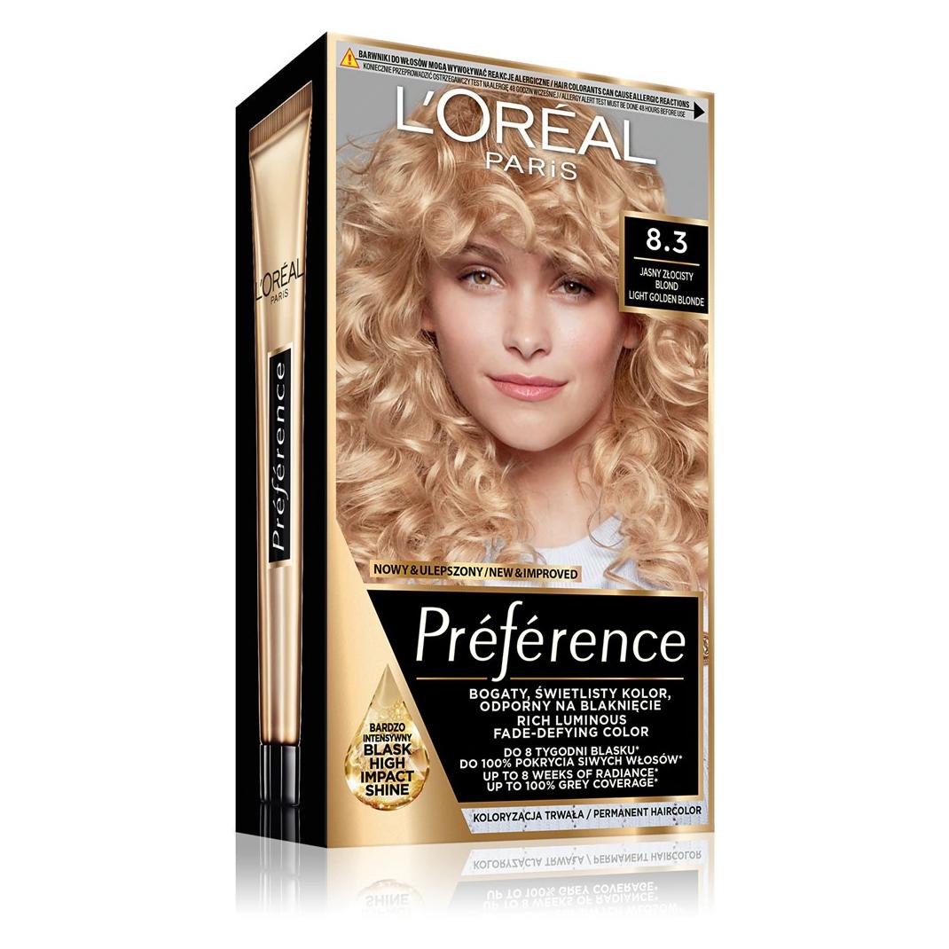 L'Oréal Paris Preference (8.3 Light Golden Blonde) (3600010012832)