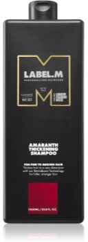 label.m Amaranth Thickening Shampoo champô para dar volume extra 1000 ml. Amaranth Thickening Shampoo