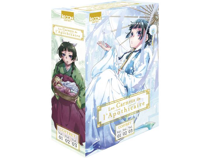 Les carnets de l'apothicaire - coffret vol. 01, vol. 02, vol. 03 (Etui)