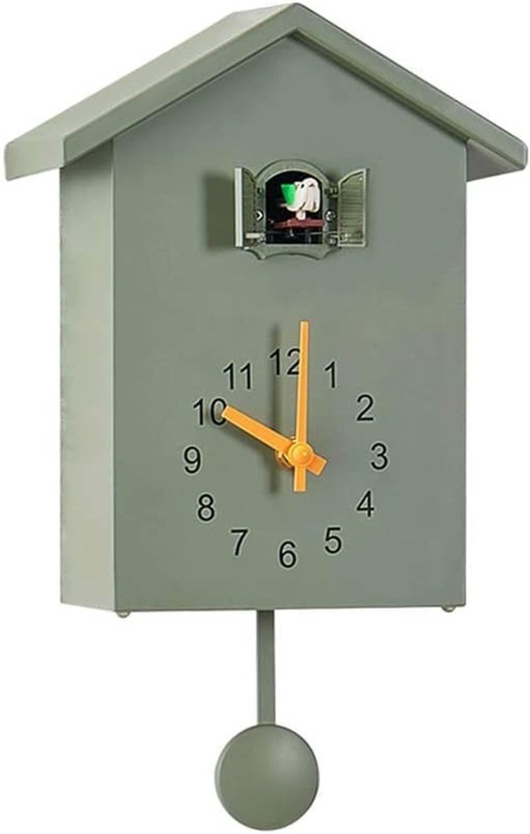 Solidchoice Moderne Koekoeksklok - Analoge Wandklok voor Woonkamer en Slaapkamer