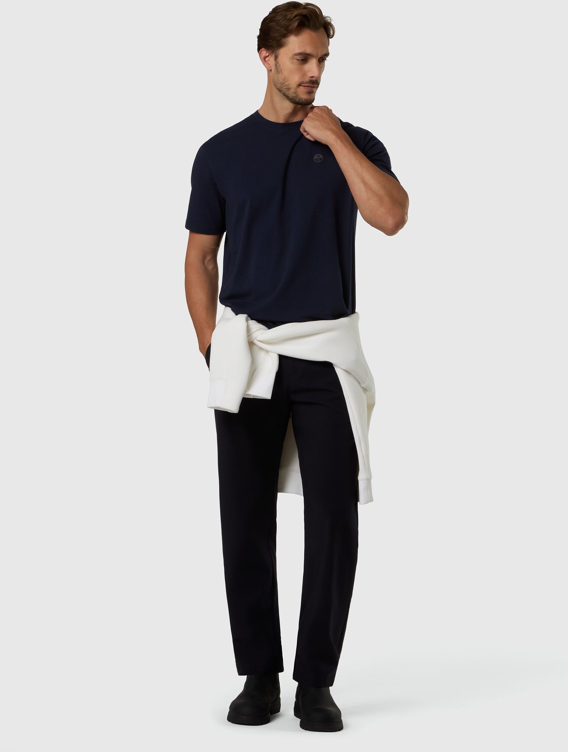 North Sails T-shirt in jersey elasticizzato Navy blue L