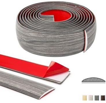 Art3d 10ft Self Adhesive Vinyl Floor Transition Strip,Laminate Floor Strip,Peel and Stick Trim Molding