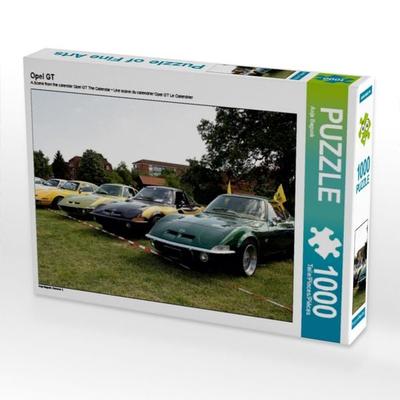 CALVENDO Puzzle Opel GT | 1000 Teile Lege-Größe 64x48cm Foto-Puzzle für glückliche Stunden