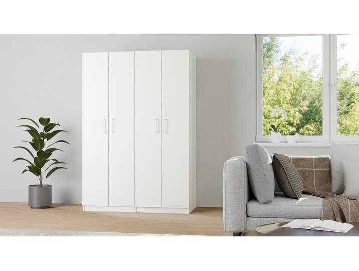 Armoire encastrée sobre sur mesure Mélaminé premium Blanc