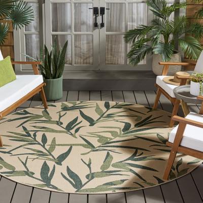 SAFAVIEH Courtyard Cathy Indoor/ Outdoor Waterproof Patio Backyard Rug