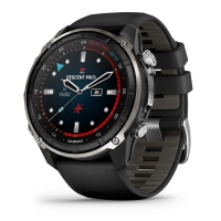Garmin Descent MK3i schwarzes PVD-Titan - 51mm - Silikonarmband