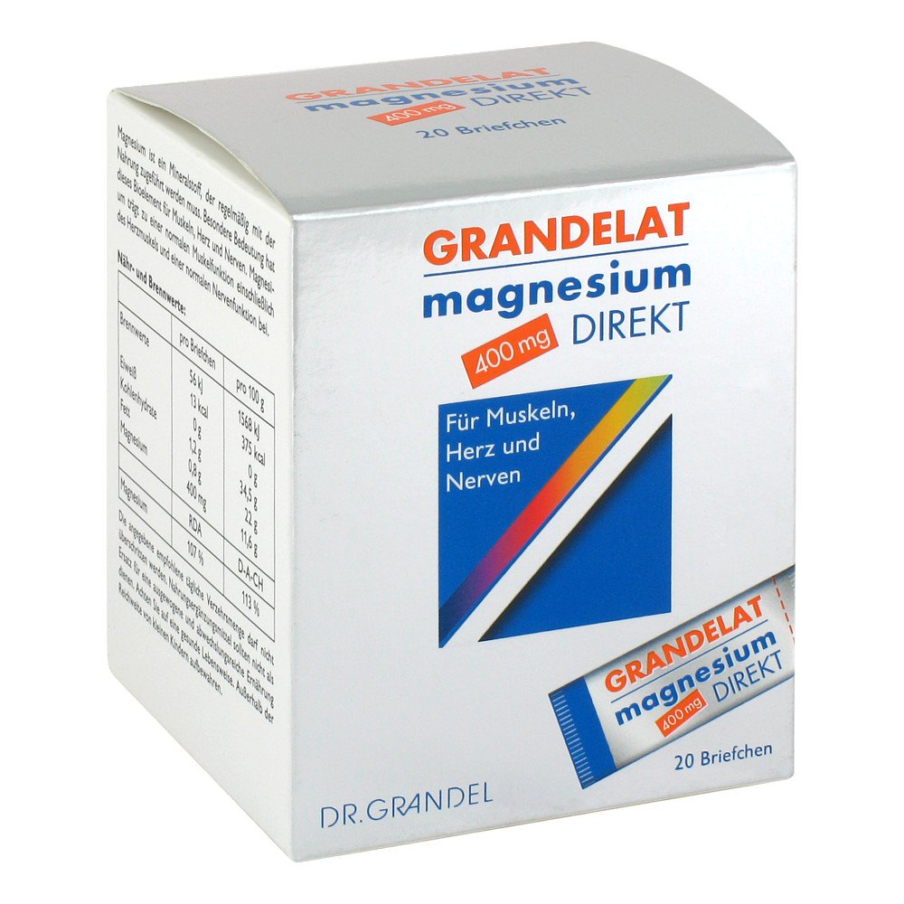Dr. Grandel GmbH Magnesium Direkt 400 mg Grandelat Pulver 01488512
