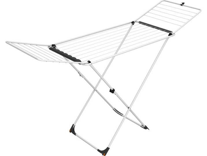 Wäscheständer VILEDA Vileda UNIVERSAL Wäscheständer , weiß, B:199cm H:93cm T:55cm, Stahl, Wäscheständer, Wäscheständer, Gekreuztes Untergestell für leichten Auf- und Abbau, Topseller