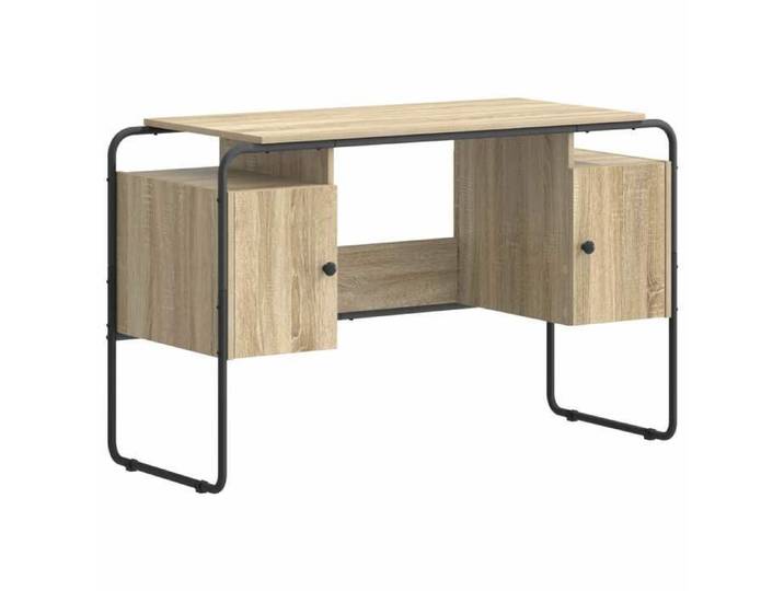 VIDAXL - Meuble de bureau - Bureau avec rangement Chêne Sonoma 120x50 5x75 5 cm -_3386