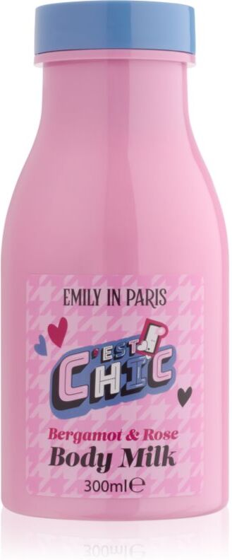 Emily In Paris Bergamot and Rose lait corporel pour femme 300 ml