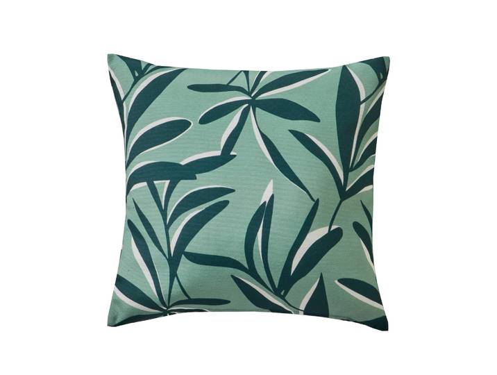 Housse de coussin imprimé feuillage - Blancheporte