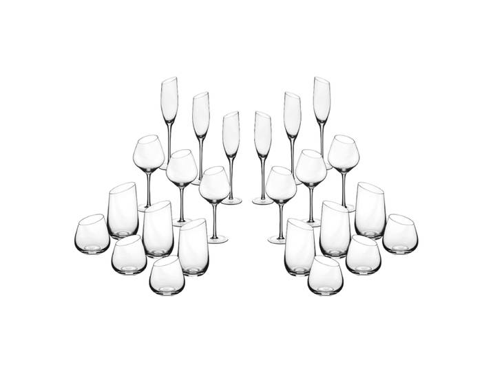 BJÖRN Ensemble complet de verres SVÄVA - 24 pièces