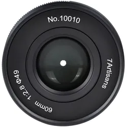 7Artisans 60mm f/2,8 II Makroobjektiv für Sony E-Mount