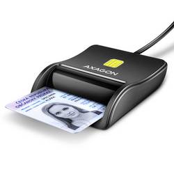AXAGON CRE-SM3N Externer Speicherkartenleser USB-A (USB 2.0) Schwarz