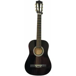 Dimavery AC-303 Klassikgitarre 1/2, sw (Akustik Gitarre, Blackwood, Linde, Okoume), Gitarre, Schwarz