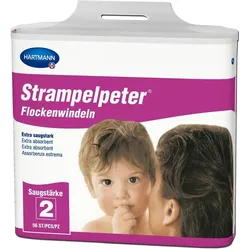 Strampelpeter Flockenwindeln, Stärke 2, 35 x 11 cm 4 x 56 = 224 Stück