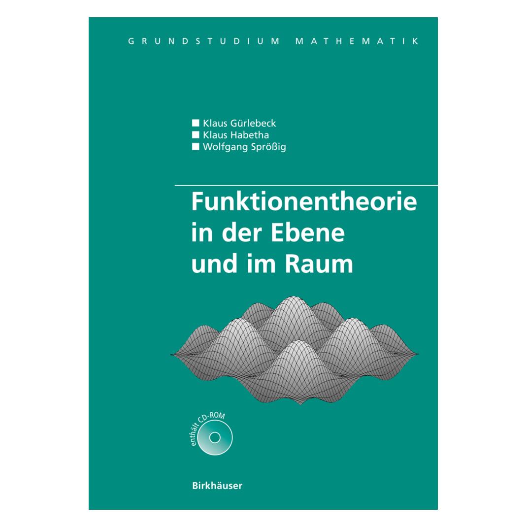 Springer Funktionentheorie in der Ebene und im Raum (Deutsch, Softcover, Klaus Gürlebeck, Klaus Habetha, Wolfgang Sprössig) (35171488)