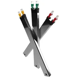 Patchbox 365 CAT.6A STP CASSETTE YELLOW 0,8M (STP, CAT6a, 0.80 m), Netzwerkkabel