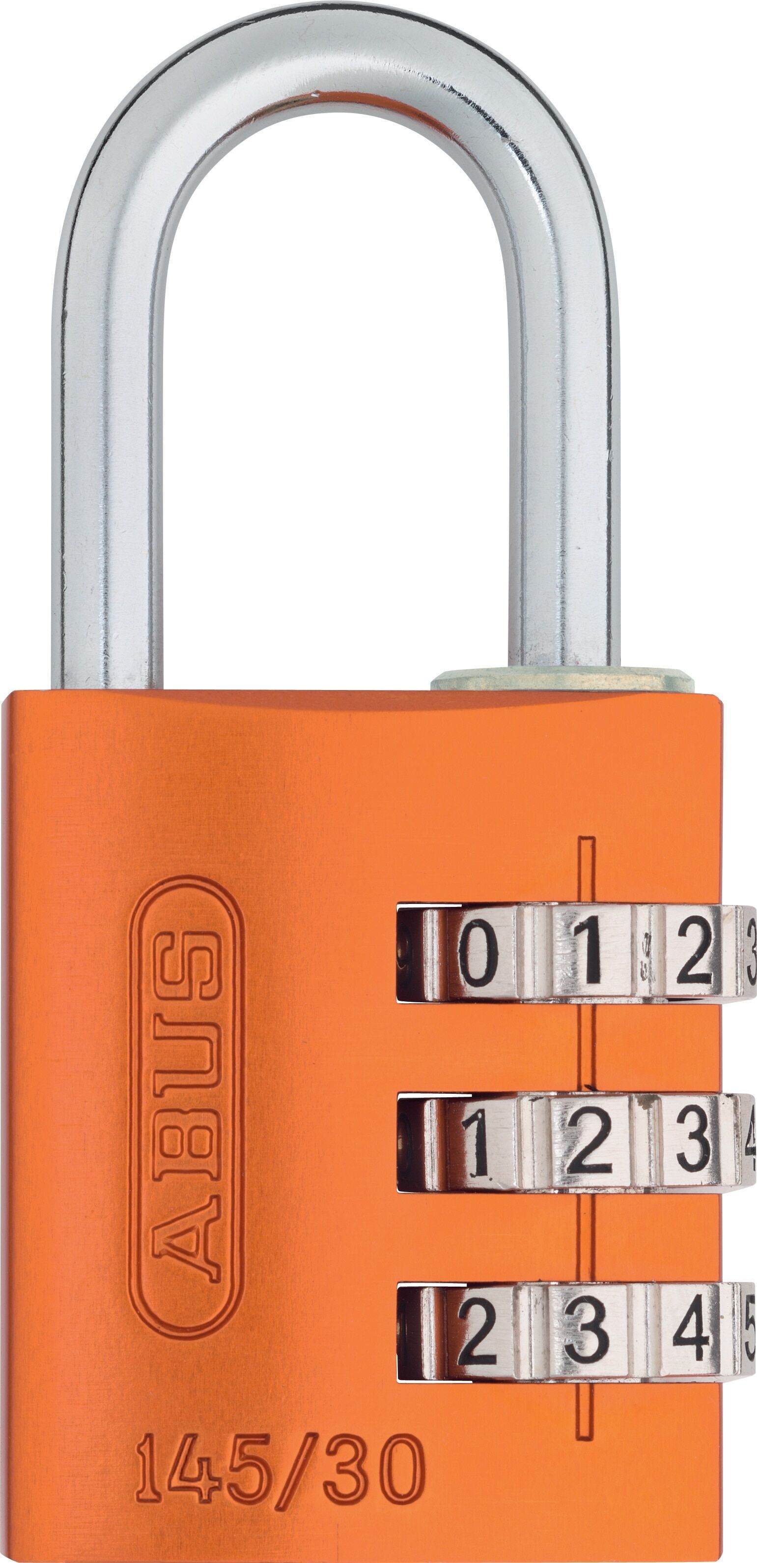 Abus Candado Aluminio Combinación 3 Dígitos - 30 mm.  Naranja