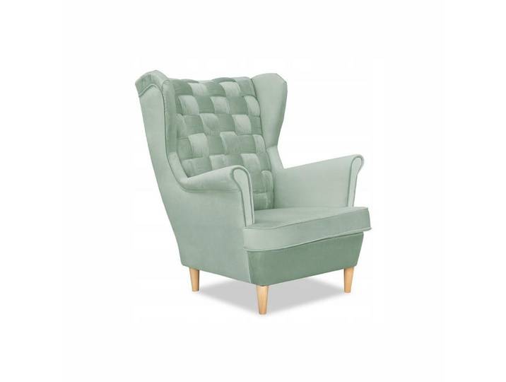 Family Meble Sessel Family Meble Ohrensessel CAROL Royal V 34 hellmint 84x92x104 cm