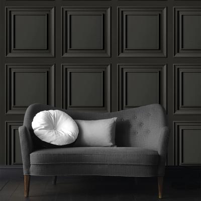 Vliestapete SUBLIME "PANEL", schwarz, B:0,52m L:10m, Vlies, Tapeten, Design Tapeten