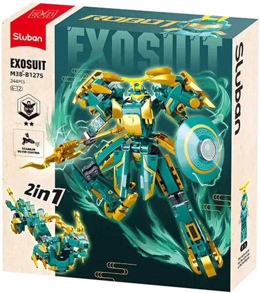 Atomic Storm : Robot Exosuit classique des montagnes et de la mer Dragon Azura 244 pcs - Sluban