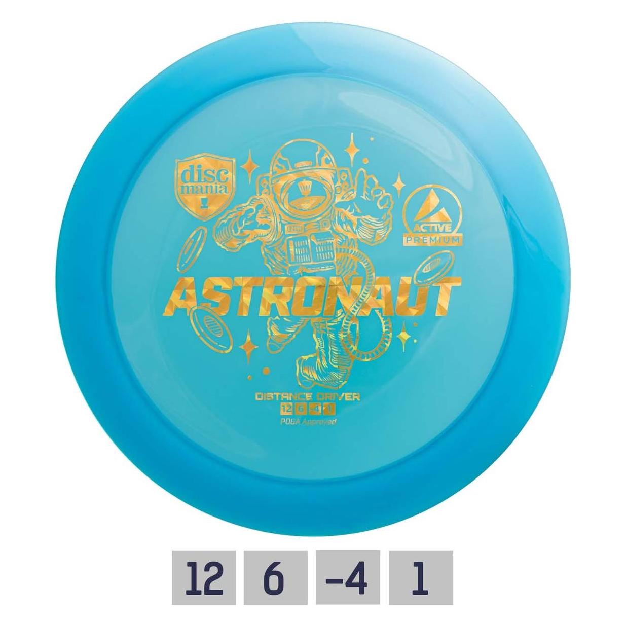 Discmania Discgolfscheibe Distance Driver ASTRONAUT Active Premium Blue (ST851DM954642)
