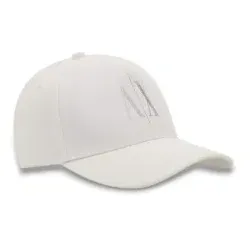 A|X Armani Exchange für Damen. XW000957AF13846U0002 Weiße Baseballkappe (OSFA), Lässig, Baumwolle