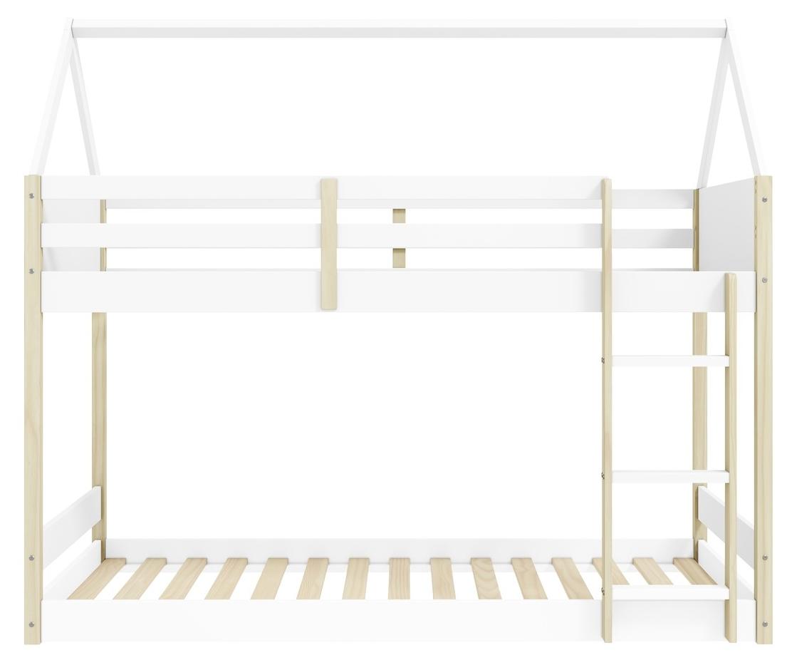 CALICOSY - Montessori Etagenbetten 90x190 cm in Form eines Hauses - OSCAR