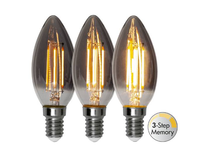 LED Leuchtmittel E14 C37 Soft Glow Smoke