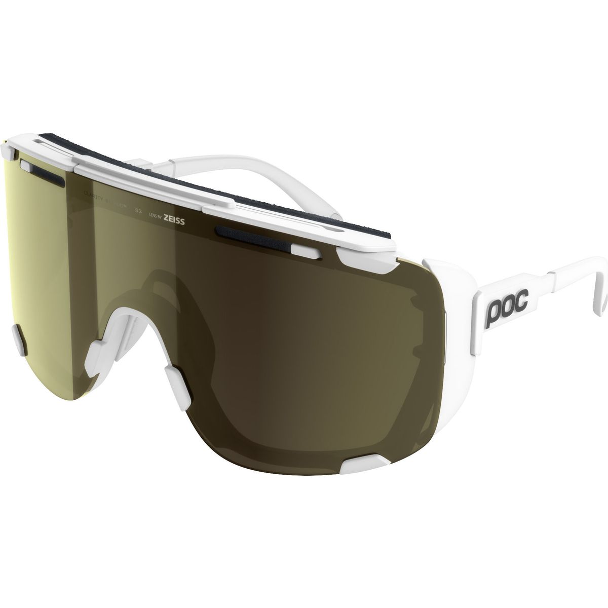POC Devour Glacial + hydrogen white/clarity universal/sunny gold (9586) ONE DVG10039586ONE1
