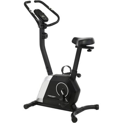 Heimtrainer CHRISTOPEIT SPORT "Heimtrainer Active", schwarz (schwarz, grau), Heimtrainer, ohne Unterlegmatte, Heimtrainer, 110 kg max. Benutzergewicht, Fahrrad, 14 Widerstandsstufen, B:54cm H:130cm L:97cm
