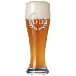 Luxentu Weizenglas Weißbierglas 0,5 Liter - 65. Jubiläum