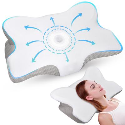 Uplifted Trends Memory Foam Orthopedic Pillow For Neck & Shoulder Pain Relief Ergonomic Cervical Support Pillow Memory Foam Orthopedic Pillow For Neck & Shoulder Pain Relief Ergonomic Cervical Support Pillow