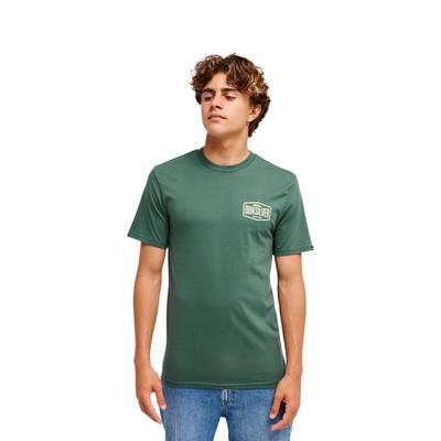 T-Shirt QUIKSILVER "Ev Surf Garage", Herren, Gr. L, grün (forest), Obermaterial: 70% Baumwolle, 30% Baumwolle., Shirts T-Shirt