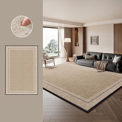 Vintage-Stil, strapazierfähiger Wohnzimmerteppich, antiker Look, Schlafzimmer-Sofamatte, großflächig, waschbar, leicht zu reinigen