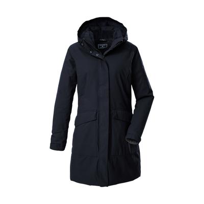 Parka KILLTEC "KOW 18 WMN PRK", Damen, Gr. 46, schwarz, Obermaterial: 100% Polyester.Futter: 100% Polyester.Füllung: 100% Polyester, Jacken Parka, Wasser- und winddichter Parka, atmungsaktiv, verstellbare Details
