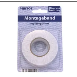 Montageband Doppelseitig Klebeband Stark Haftend Schaumband Montage Kleben 2m