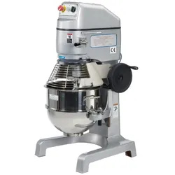 Krefft Planeten-Rühr- und Knetmaschine PR40-T, schweres und leistungsstarkes Standmodell zum Rühren, Kneten und Mischen, 400 V, Kesselvolumen 40 Liter