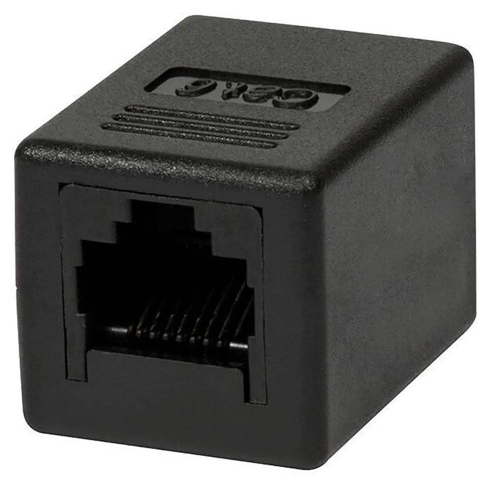 LogiLink CAT 6 patchkabelconnector UTP, zwart