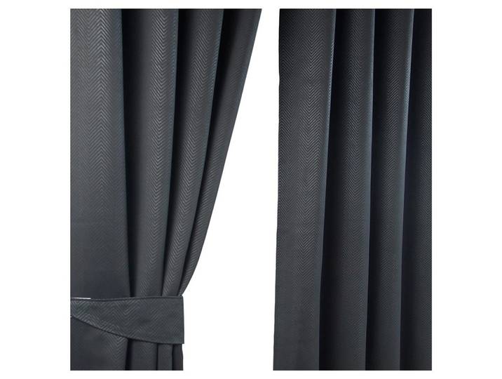 VERDUNKELUNGSVORHÄNGE Fischgrät mit Thermo-Funktion, Ösen 167/228 cm